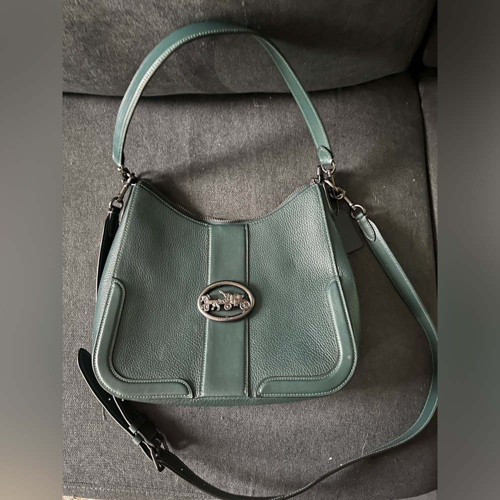 Green Coach purse